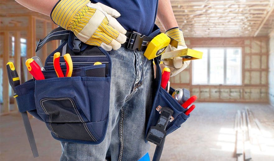 Man with tool belt Handyman services