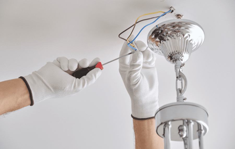 Installing lights
